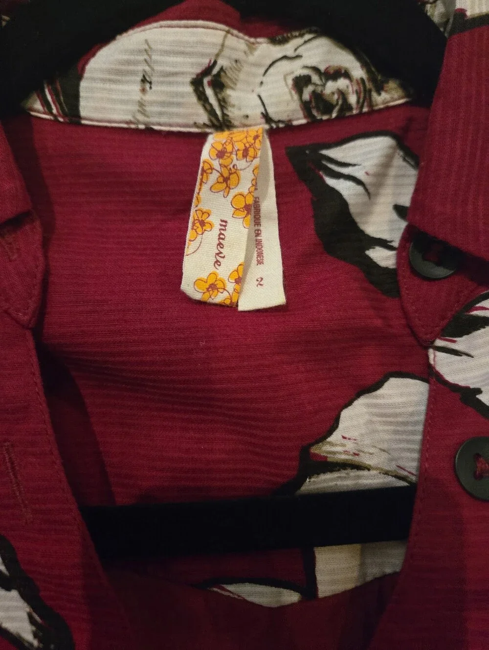 Anthropologie Maeve Dagmar Red Floral Dress Size 2